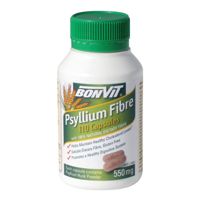 Bonvit Psyllium Fibre Capsules 550mg 110 Capsules