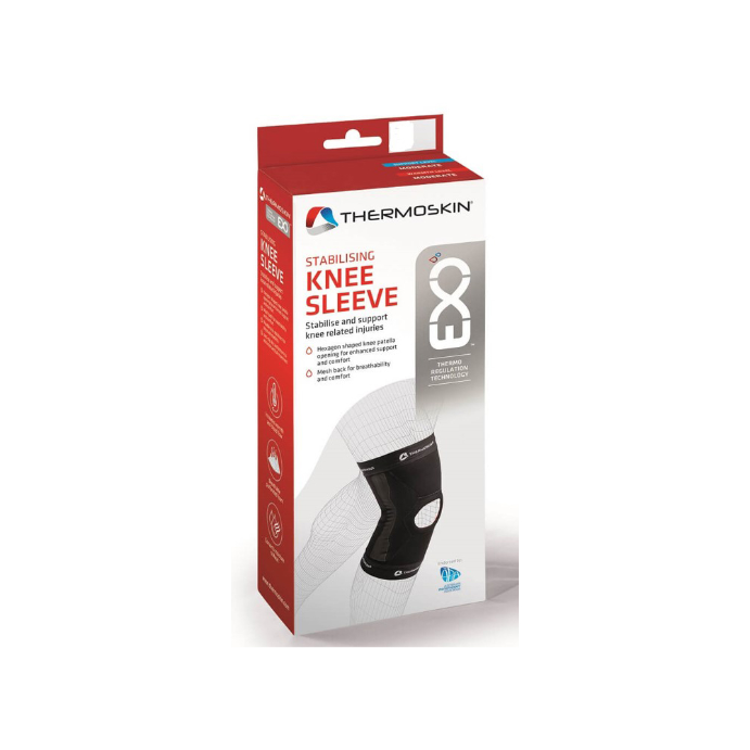 Thermoskin Stabilising Knee Sleeve Extra Large Black