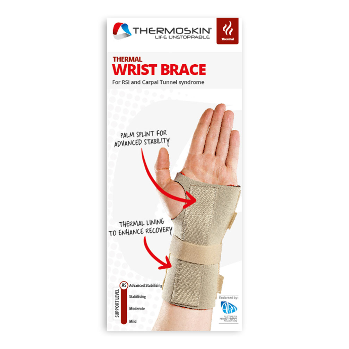 Thermoskin Thermal Wrist Brace Right L/XL Beige