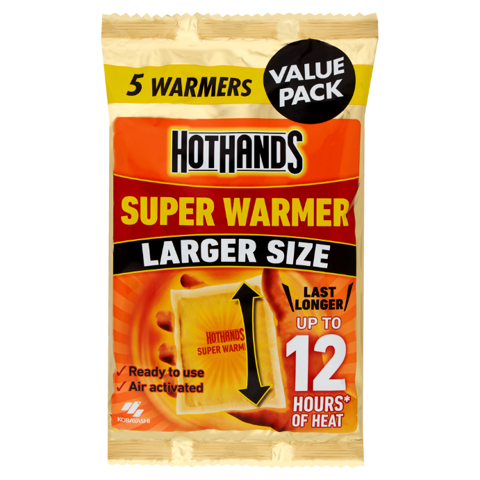 Hot Hands Super Warmer Value Pack 5 Pack
