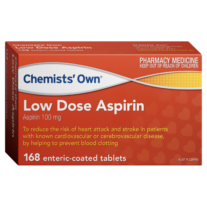 Chemists' Own Low Dose Aspirin Aspirin 100mg 168 Tablets