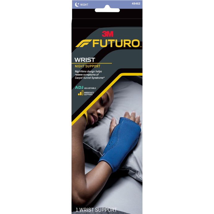 Futuro Wrist Night Support Adjustable Blue