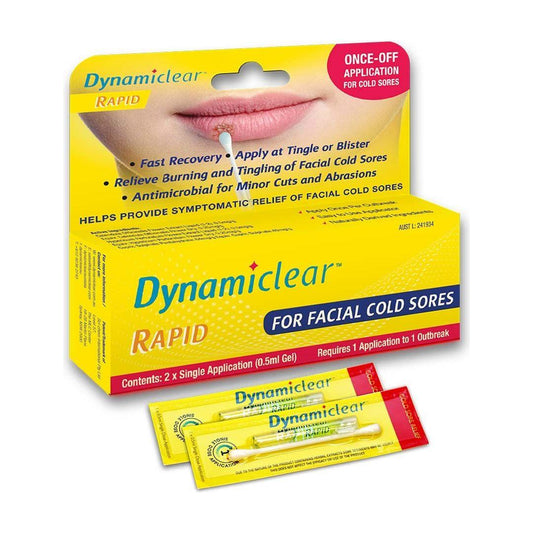 Dynamiclear Rapid Cold Sore Treatment  2 Pack