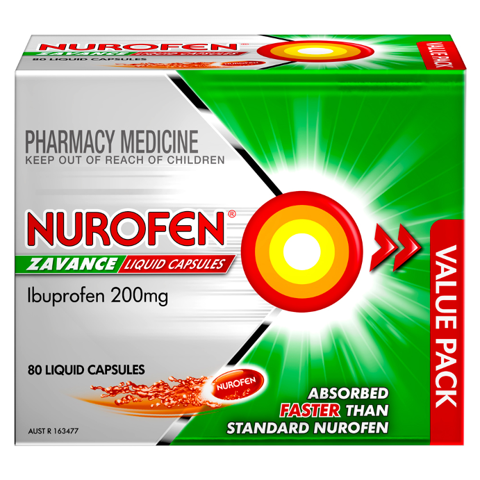 Nurofen Zavance 80 Liquid Capsules