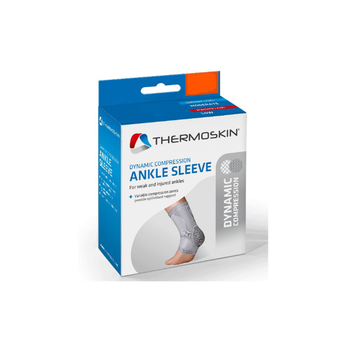 Thermoskin Dynamic Compression Ankle Sleeve L/XL Grey