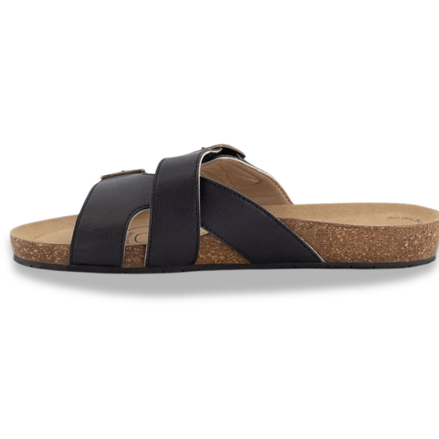 River Y Strap Black Shoe