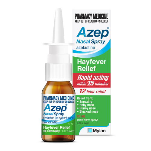 Azep Nasal Spray Hayfever Relief 20mL – Azelastine Antihistamine