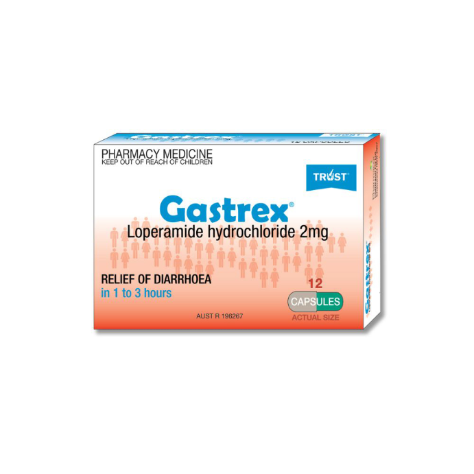 Gastrex 2mg Capsules 12 Blister Pack