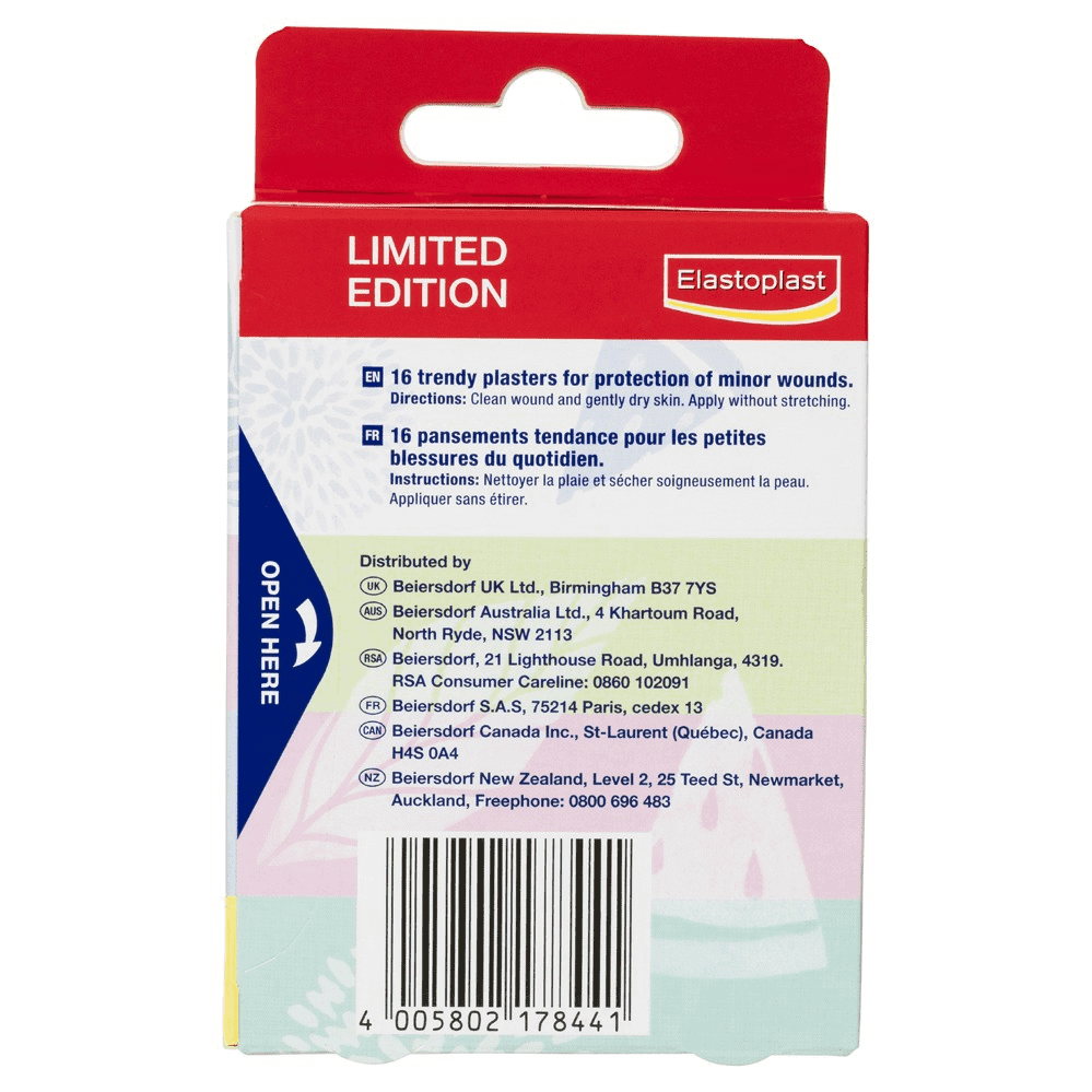 Elastoplast Prints Be Happy Strips 16 Pk (picture may vary)