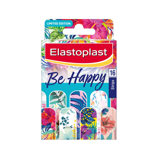 Elastoplast Prints Be Happy Strips 16 Pk (picture may vary)