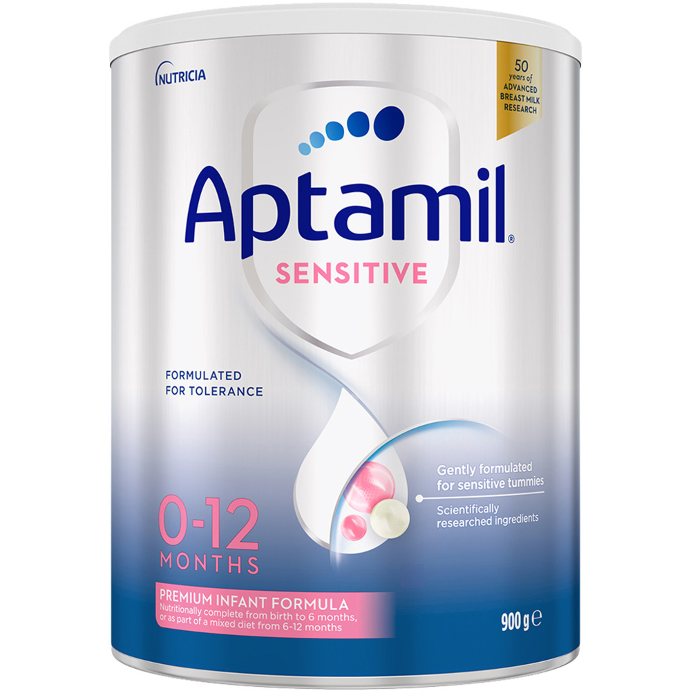 Aptamil Sensitive Premium Infant Formula 0 - 12 Months 900g