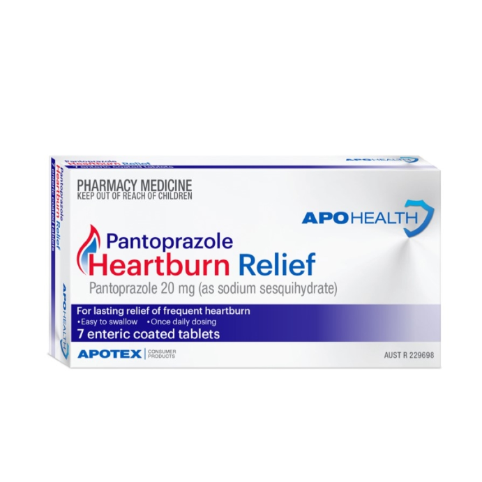 APO HEALTH Pantoprazole Heartburn Relief 7 Tablets