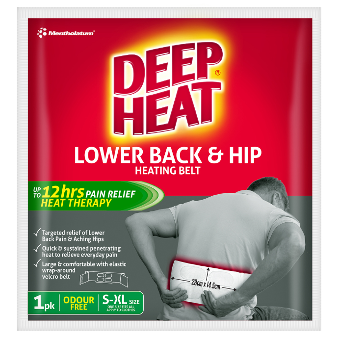 Deep Heat Lower Back and Hip Heating Belt 1 Pack