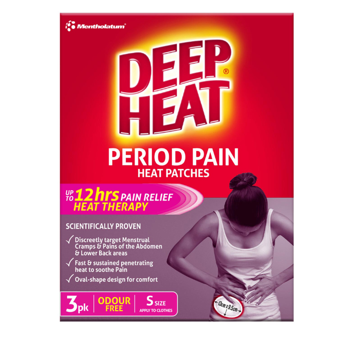 Deep Heat Period Pain Heat Patches 3 Pack