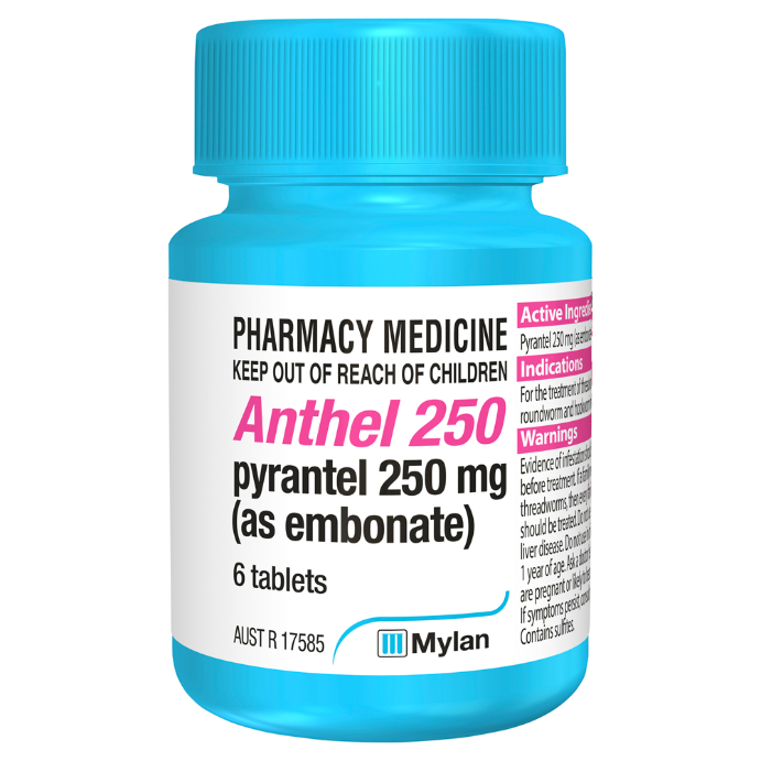 Anthel 250mg Tablets 6