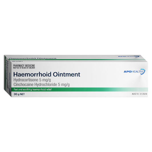 APO HEALTH Haemorrhoid Ointment Tube 30g