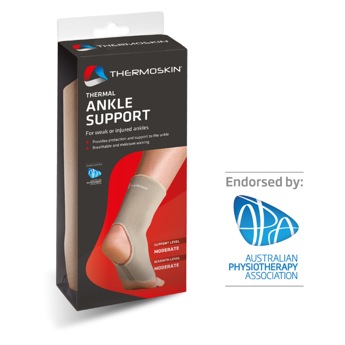 Thermoskin Thermal Ankle Support Medium Beige
