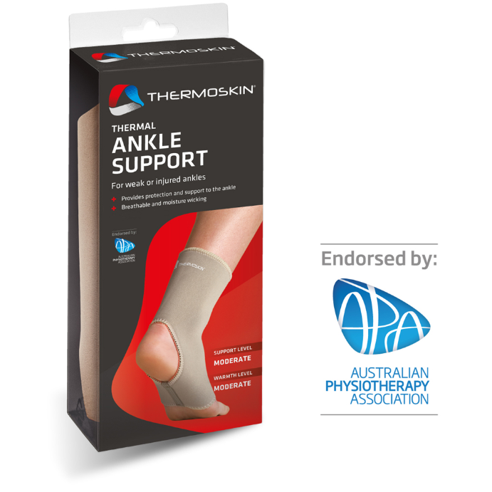 Thermoskin Thermal Ankle Support Small Beige