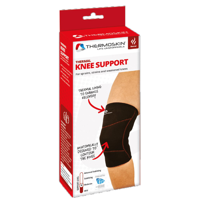 Thermoskin Thermal Knee Support Small Black