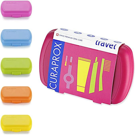 Curaprox Travel Set with Toothbrush & Toothpaste (Assorted Colours)