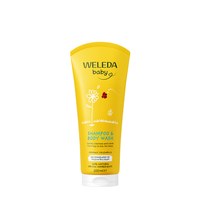 Weleda Calendula Shampoo and Body Wash 200mL