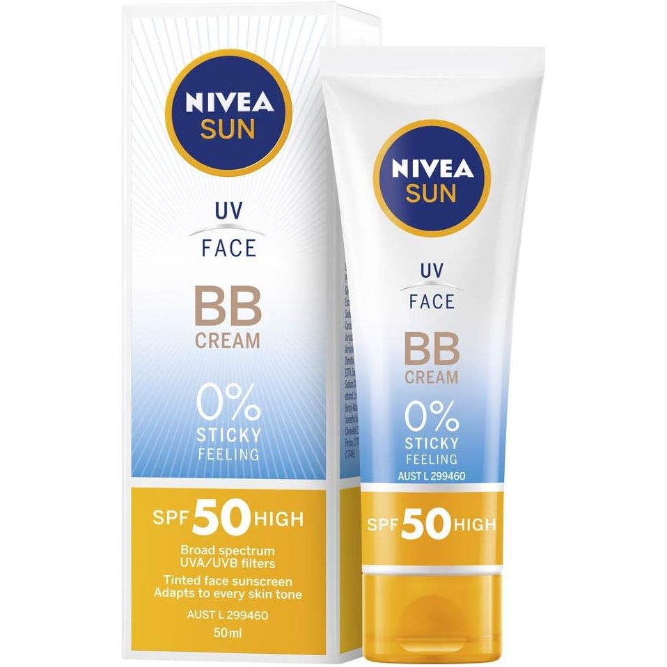 NIVEA Sun UV Face Sunscreen BB Cream SPF50 50ml