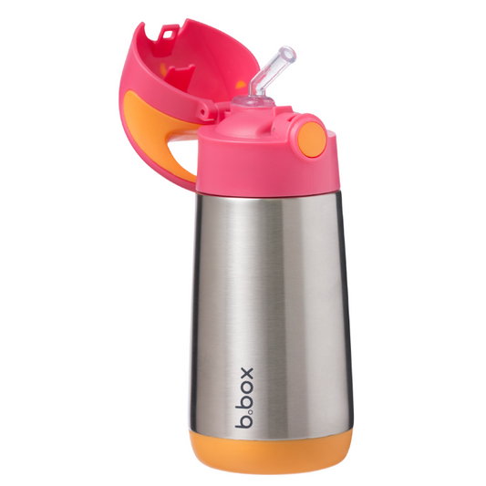 B.Box Insulated Drink Bottle Strawberry Shake 350mL