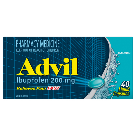 Advil Ibuprofen 200mg 40 Liquid Capsules
