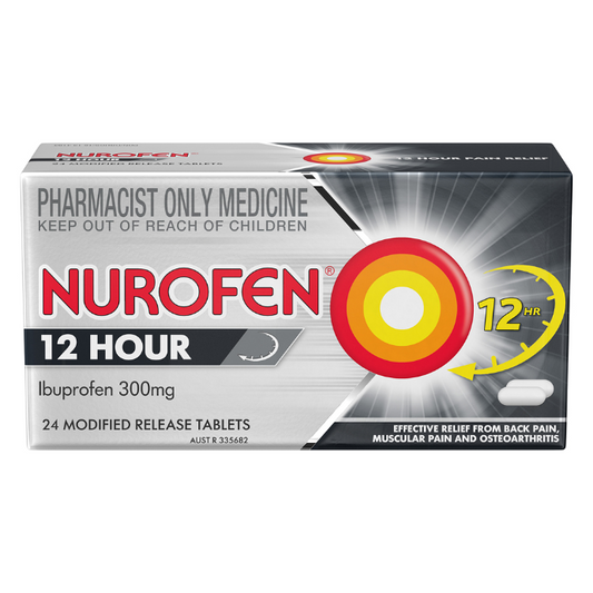 Nurofen 12 Hour Ibuprofen 300mg 24 Tablets