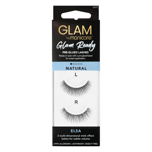 Glam by Manicare Elsa Glam Ready Pre-Glued Lashes 1 Pair