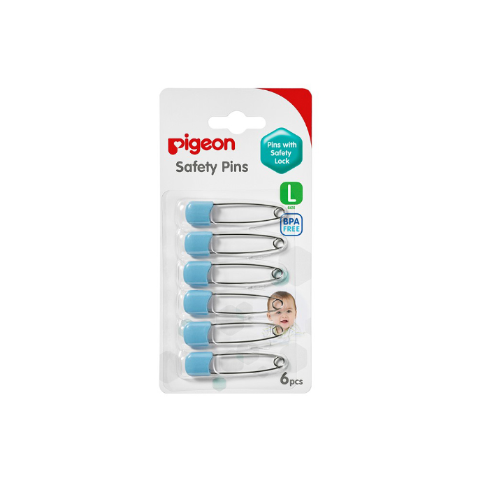 Pigeon Safety Pins 6 Pack