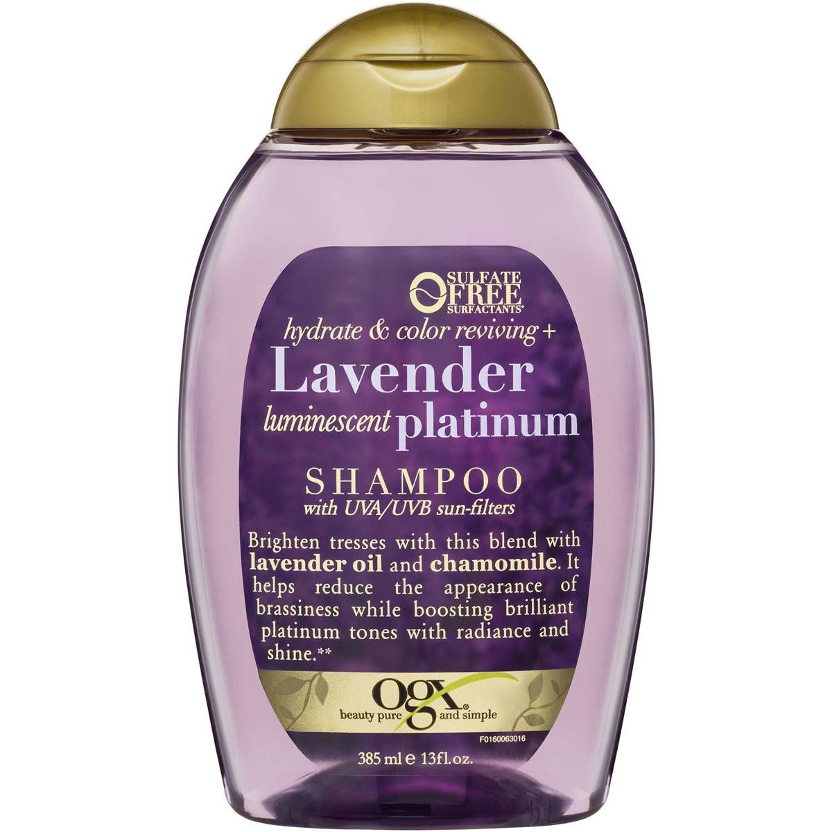 OGX LAVENDER PLATINUM SHAMP 385ML
