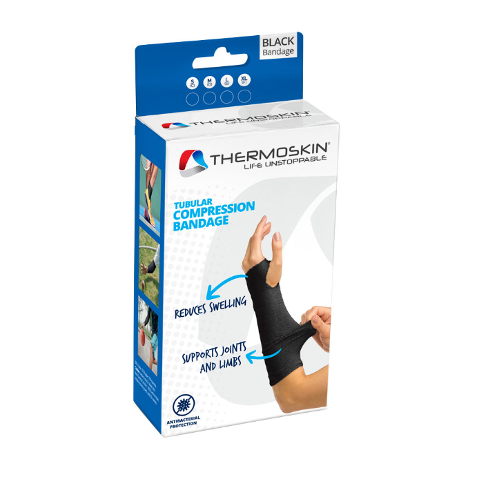 Thermoskin Tubular Compression Bandage Medium Black