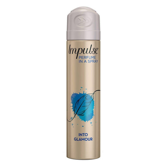 Impulse Body Spray Aerosol Deodorant Into Glamour 75ml