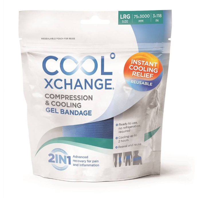 Thermoskin Recovery Ice Wrap Instant Cooling Relife 7.5cm x 100cm