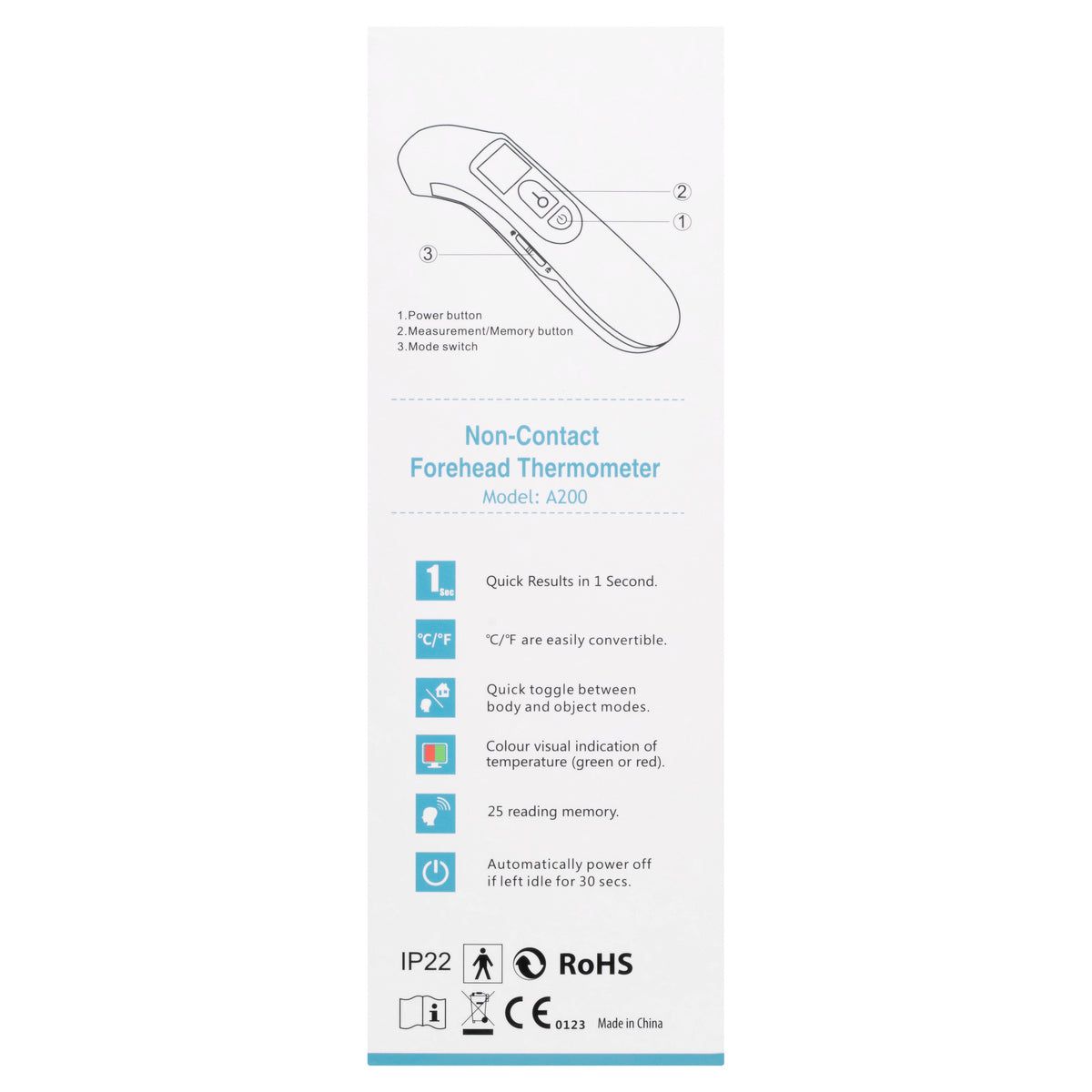 AEON THERMOMETER FOREHEAD A200
