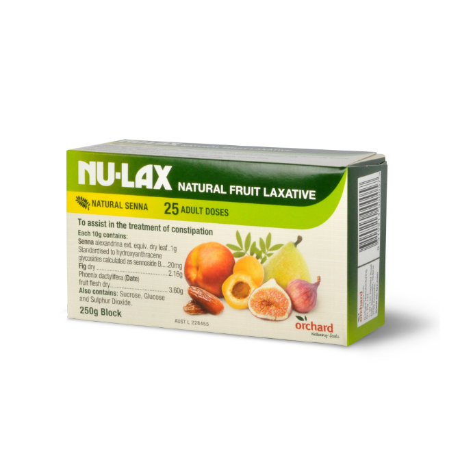 Nu-Lax Fruit Laxative Block 250g