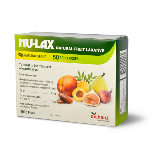 Nu-Lax Fruit Laxative Block 500g