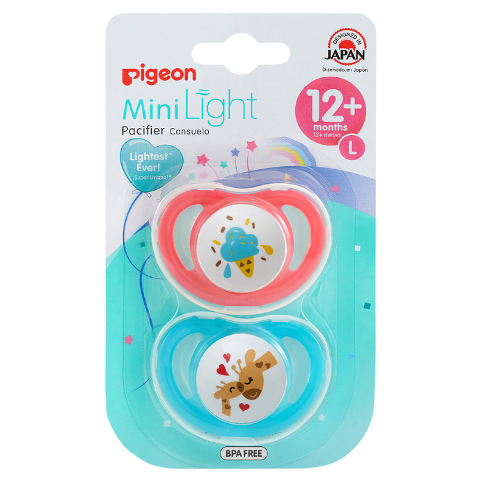 Pigeon Minilight Pacifier Large 2 Pack