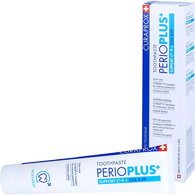 Curaprox PerioPlus Support Toothpaste Chlorhexidine 0.09% 75ml