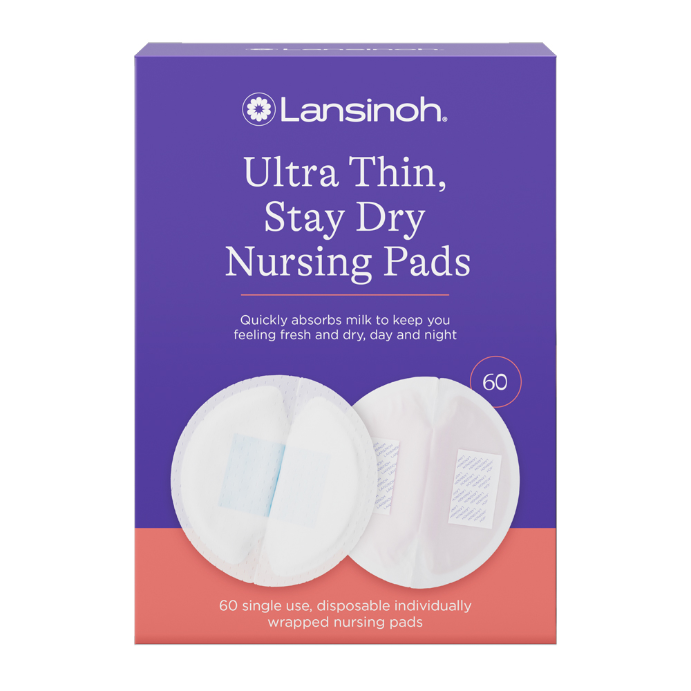 Lansinoh Ultra Thin Stay Dry Nursing Pads 60 Pack