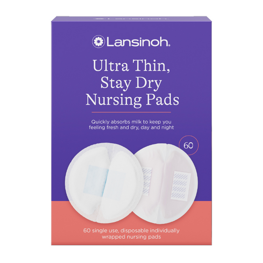Lansinoh Ultra Thin Stay Dry Nursing Pads 60 Pack