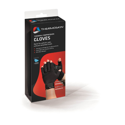Thermoskin Thermal Compression Gloves Small Black