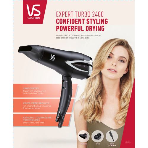 VS Sassoon Expert Turbo 2400 Dryer 1 Each