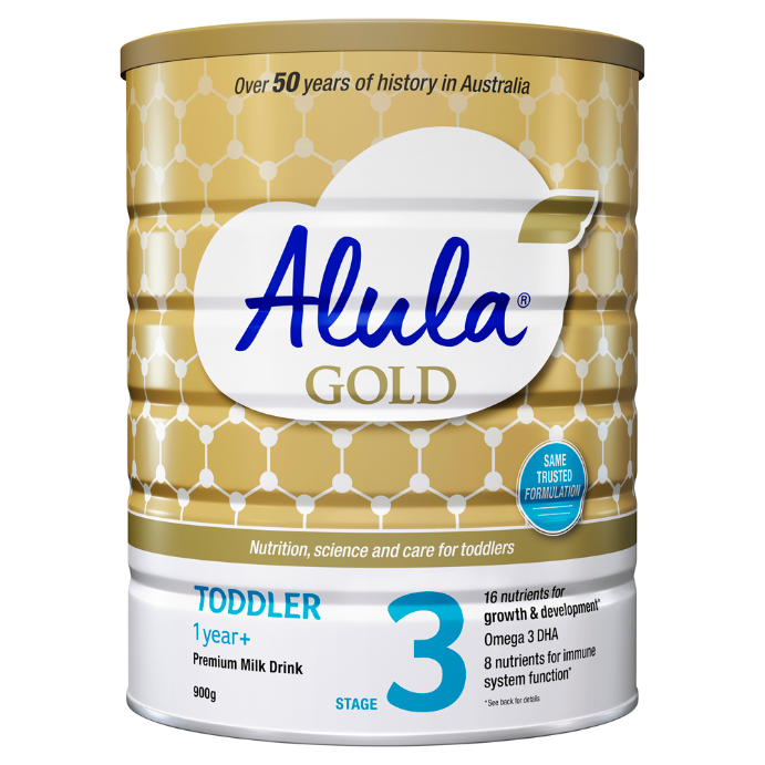 ALULA Gold Stage 3 Toddler 1 Year + Premium Milk Drink 900g