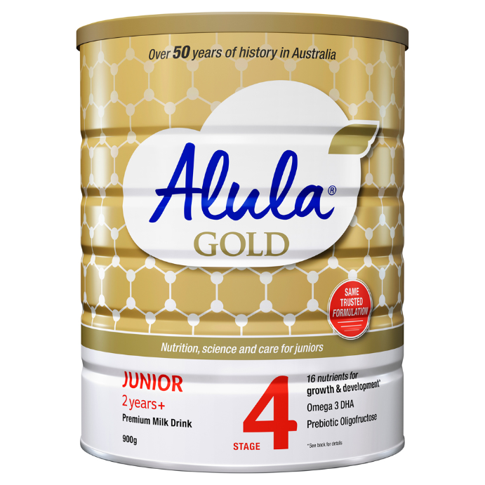 ALULA Gold Stage 4 Junior 2 Years + Premium Milk Drink 900g