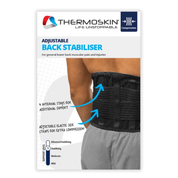 Thermoskin Adjustable Back Stabiliser Large Beige