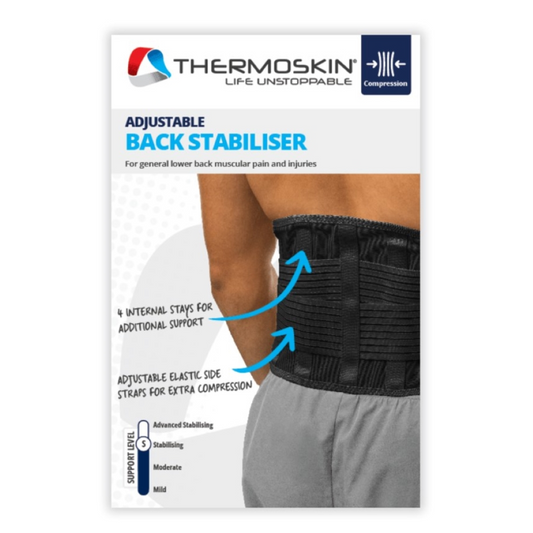 Thermoskin Adjustable Back Stabiliser Large Beige