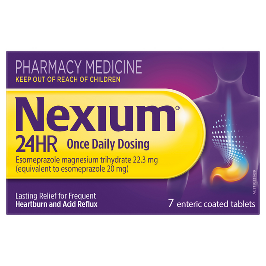 NEXIUM 24HR Once Daily Dosing 7 Tablets