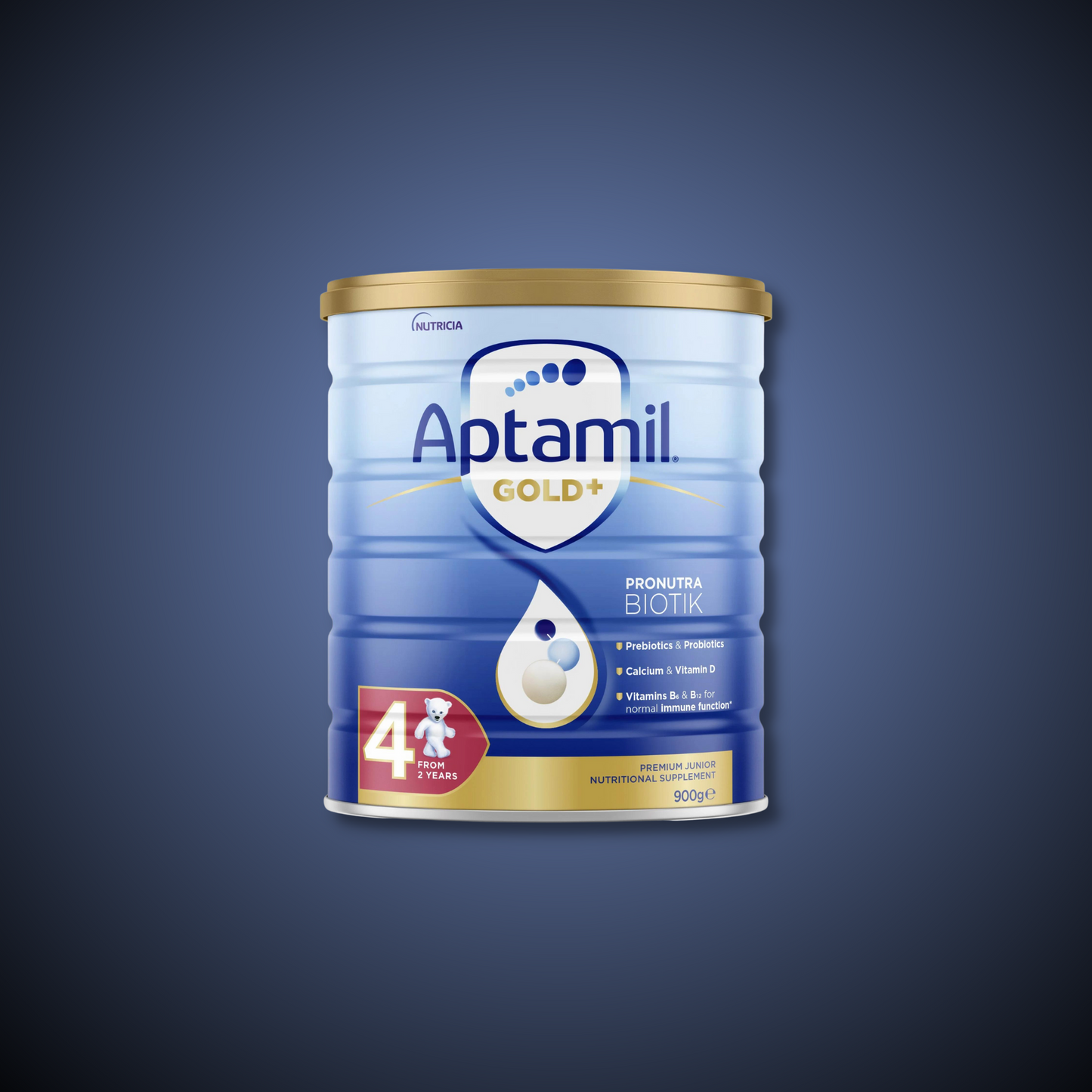 Aptamil Gold+ 4 Pronutra Biotik Junior Nutritional Supplement From 2 Years 900g - STELLAR PHARMACY